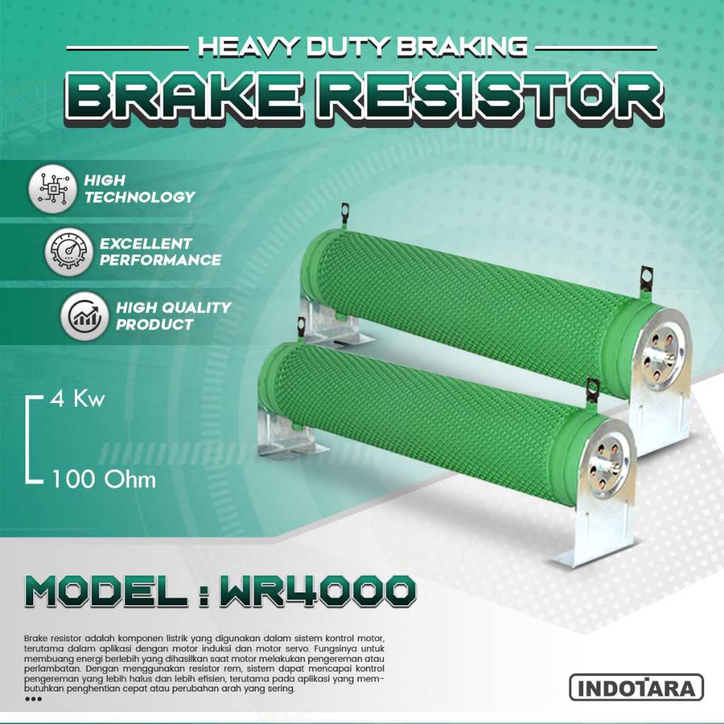 Brake Resistor Hoist crane 4 kW 100 Ohm - WR4000