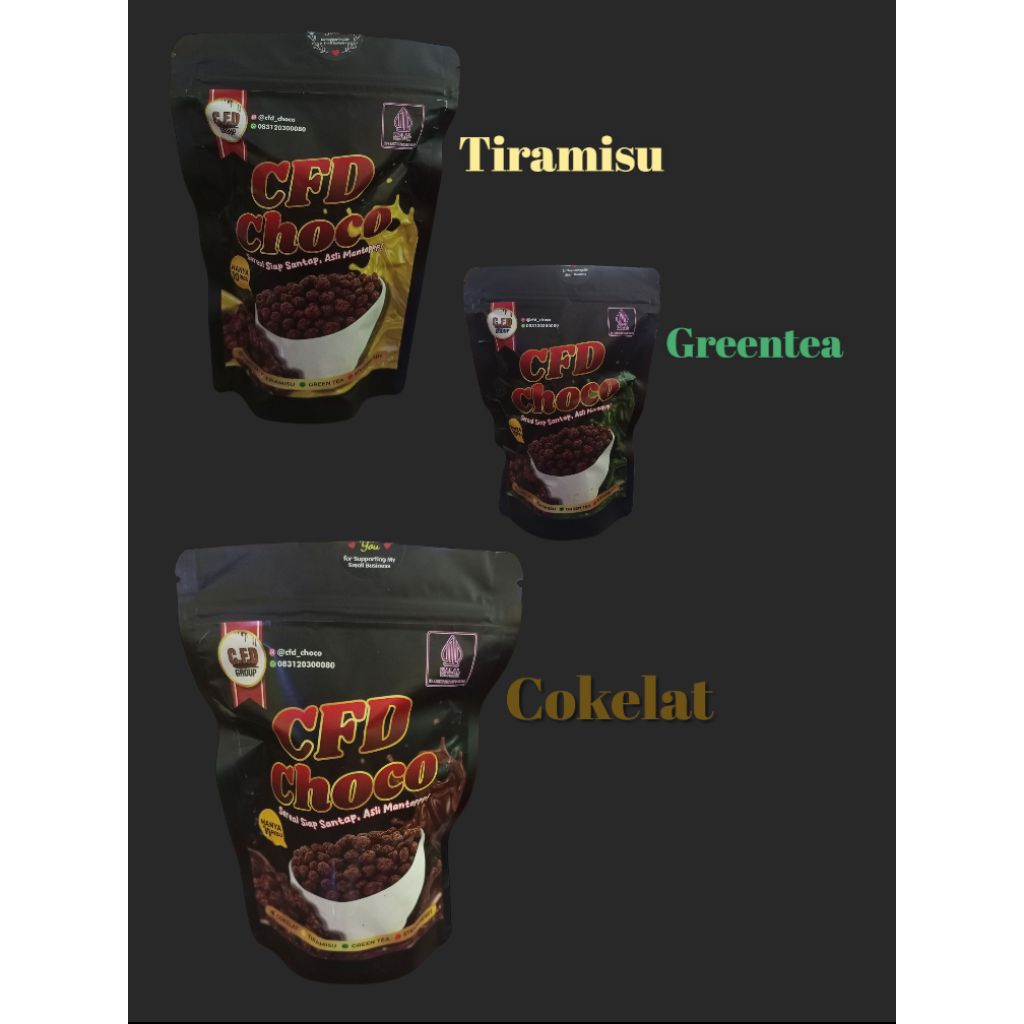 

CFD Choco sereal siap makan, tanpa perlu susu