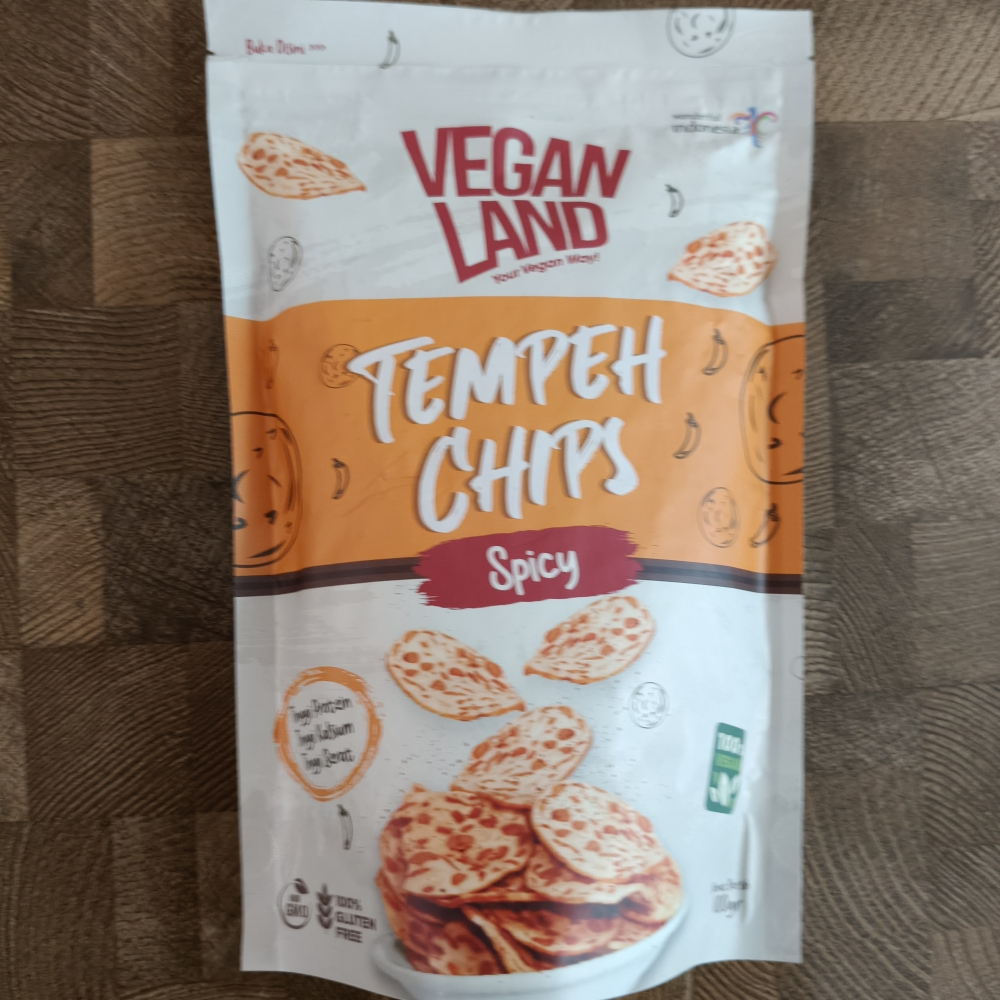 

Vegan Land Tempe Chips Spicy 100 gram