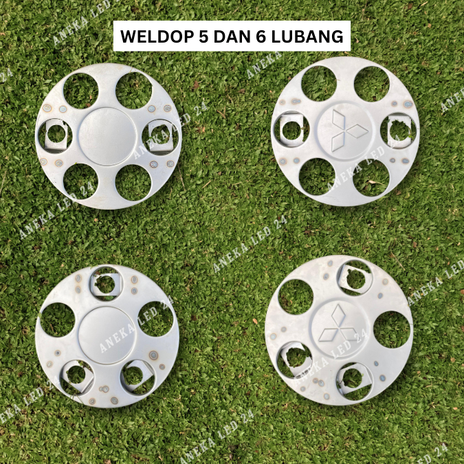 (1 PCS) Weldop Donat Truk Model Lubang 5 dan Lubang 6 Bahan Plat Tebal 1,2mm
