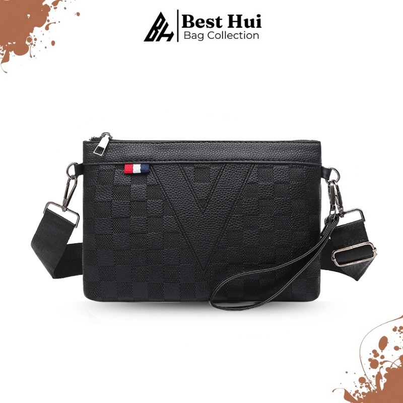 Dompet Clutch Pria Wanita Terbaru Import Kulit Sintesis Waterproof Trendy Premium - WY26