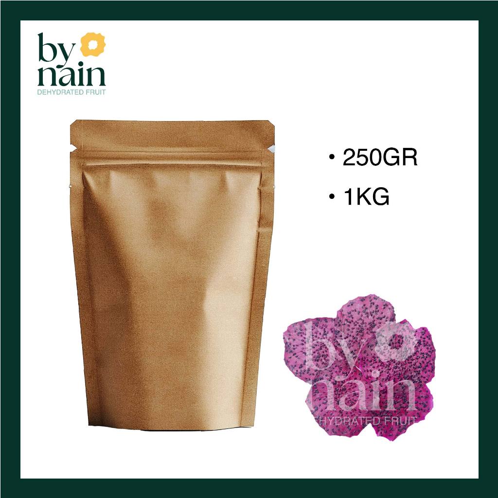 

Dried Dragon Fruit Slice/Buah Naga Kering/250gr/1kg
