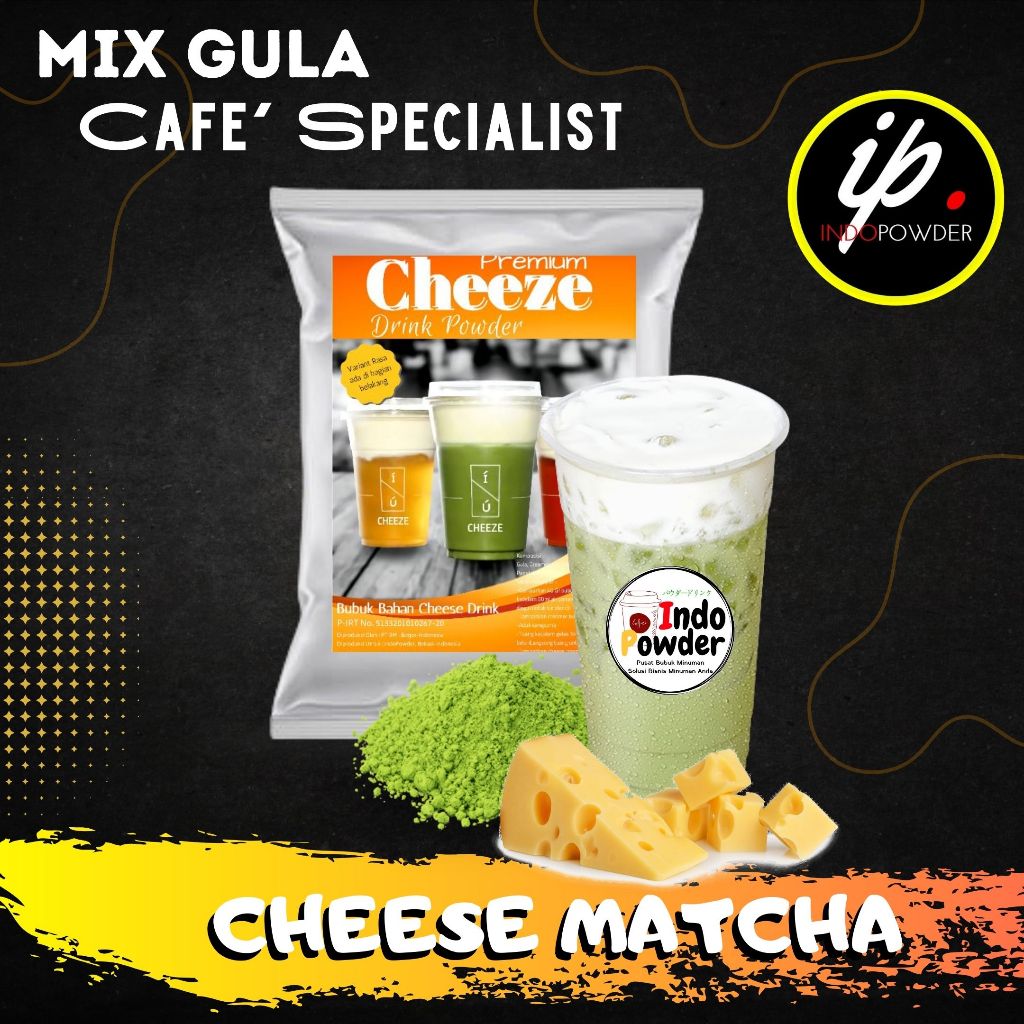 

IP Jakarta - Bubuk Minuman CHEESE GREEN TEA 1Kg untuk Cafe, Waralaba dan Usaha Minuman Kekinian