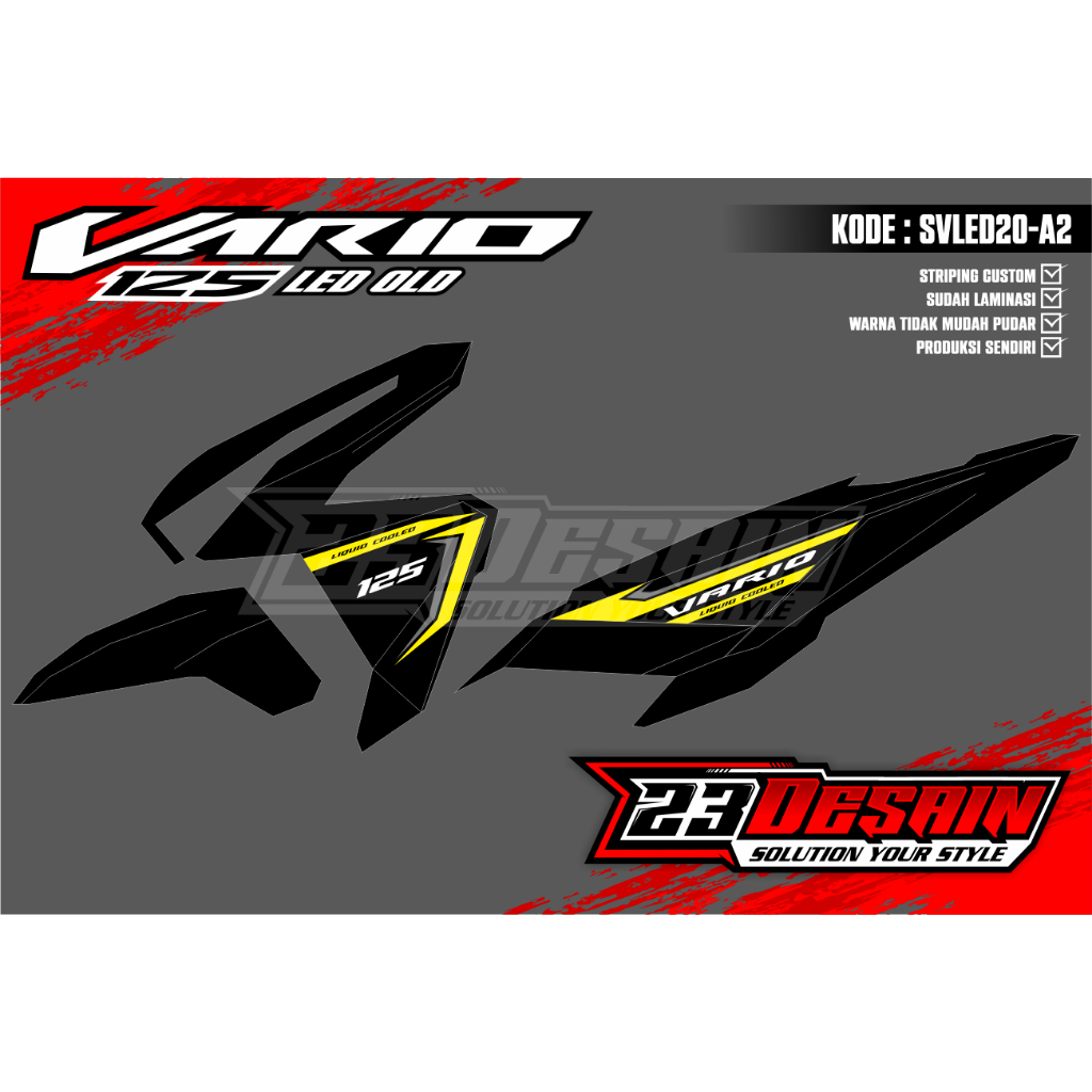 striping vario 125 led old malaysia striping vario new striping click malaysia sticker malaysia vari