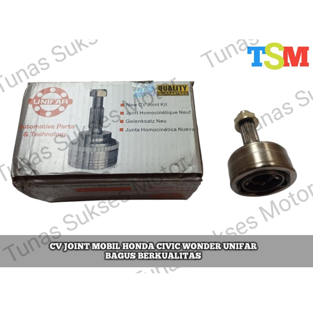 CV JOINT MOBIL HONDA CIVIC WONDER UNIFAR BAGUS BERKUALITAS