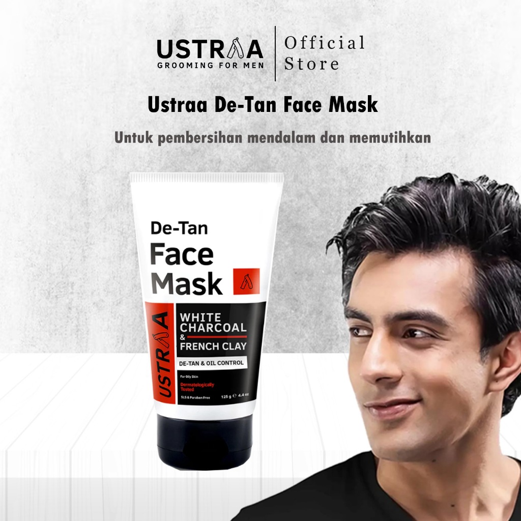 Ustraa Face Mask Oily Skin De-Tan Face Mask - Tan Removal for Oily Skin