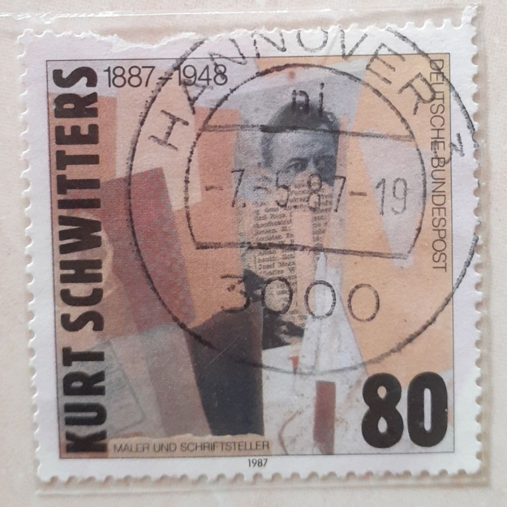

Perangko Jerman Without Title (With an Early Potrait) - Kurt Schwitters Tahun 1987