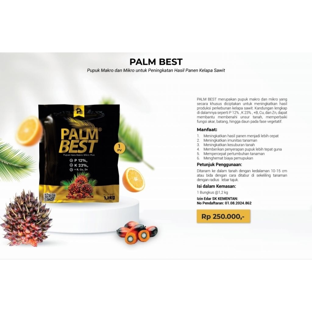 pupuk palm best