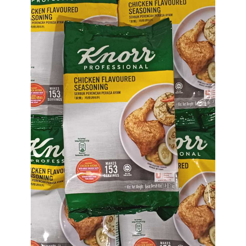 

Knorr Professional Chicken Flavoured Seasoning Serbuk Perencah Perasa Ayam 1Kg Malaysia Penyedap Rasa Ayam