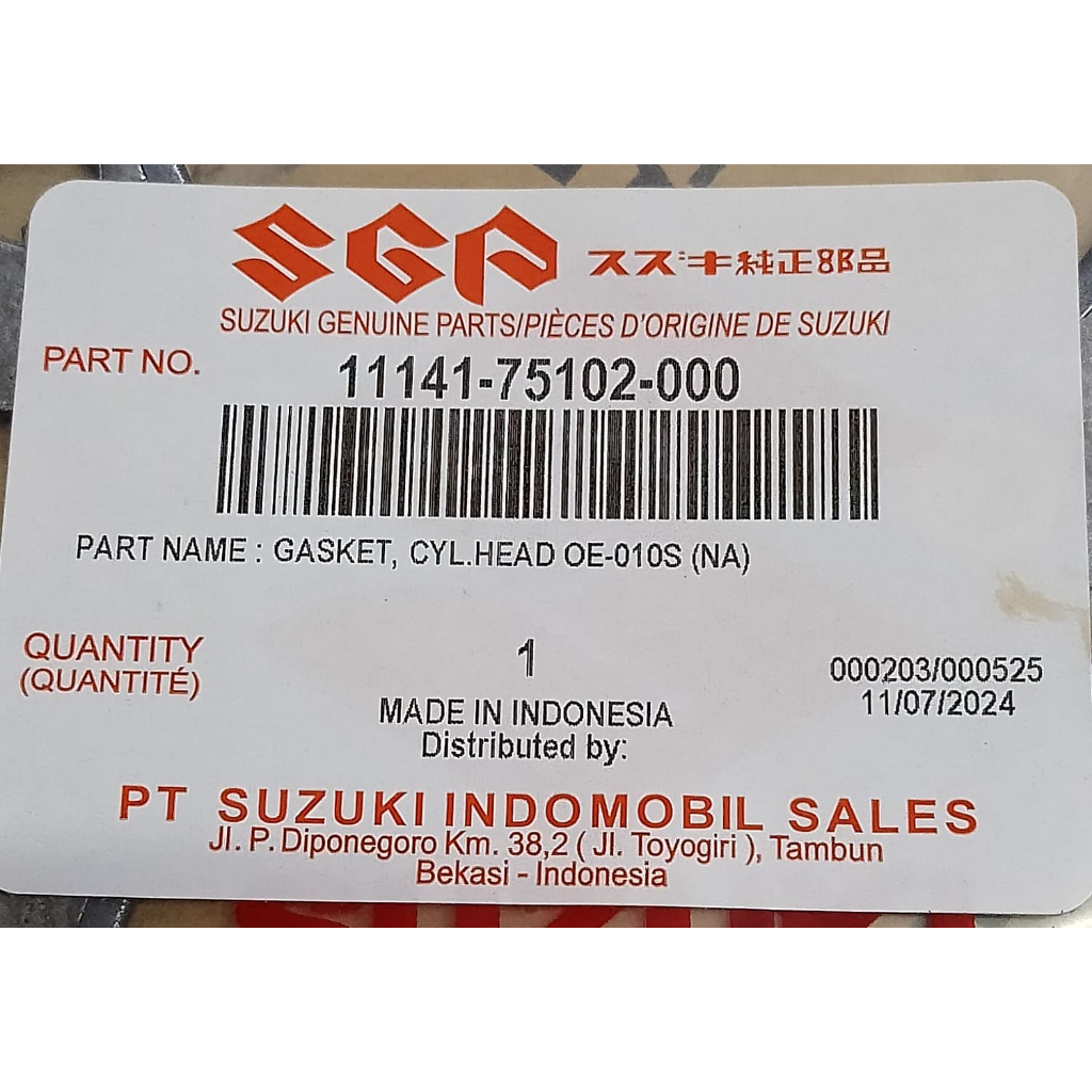 PAKING DEKSEL CARRY 1.0, JIMNY