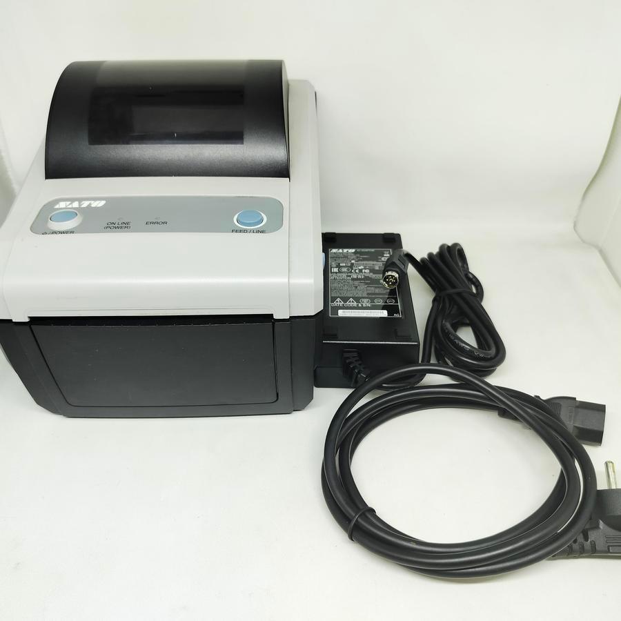 Printer Barcode Label Sato SATO CG412DT-LAN Direct Thermal Barcode Label Printer USB Ethernet-