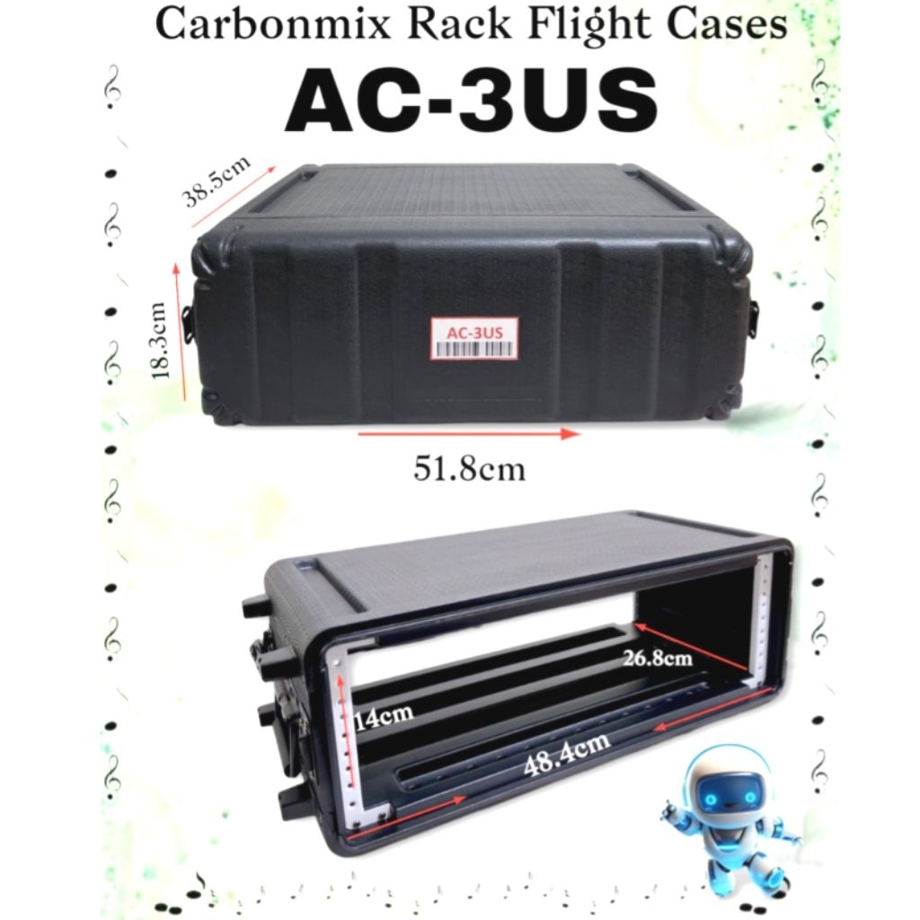 hardcase sound system  VPK AC 3U SMALL