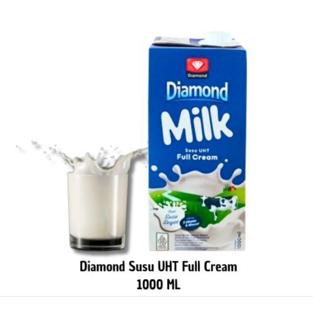 

Susu UHT Diamond Full Cream 1000ML (1Liter) 1 Pcs