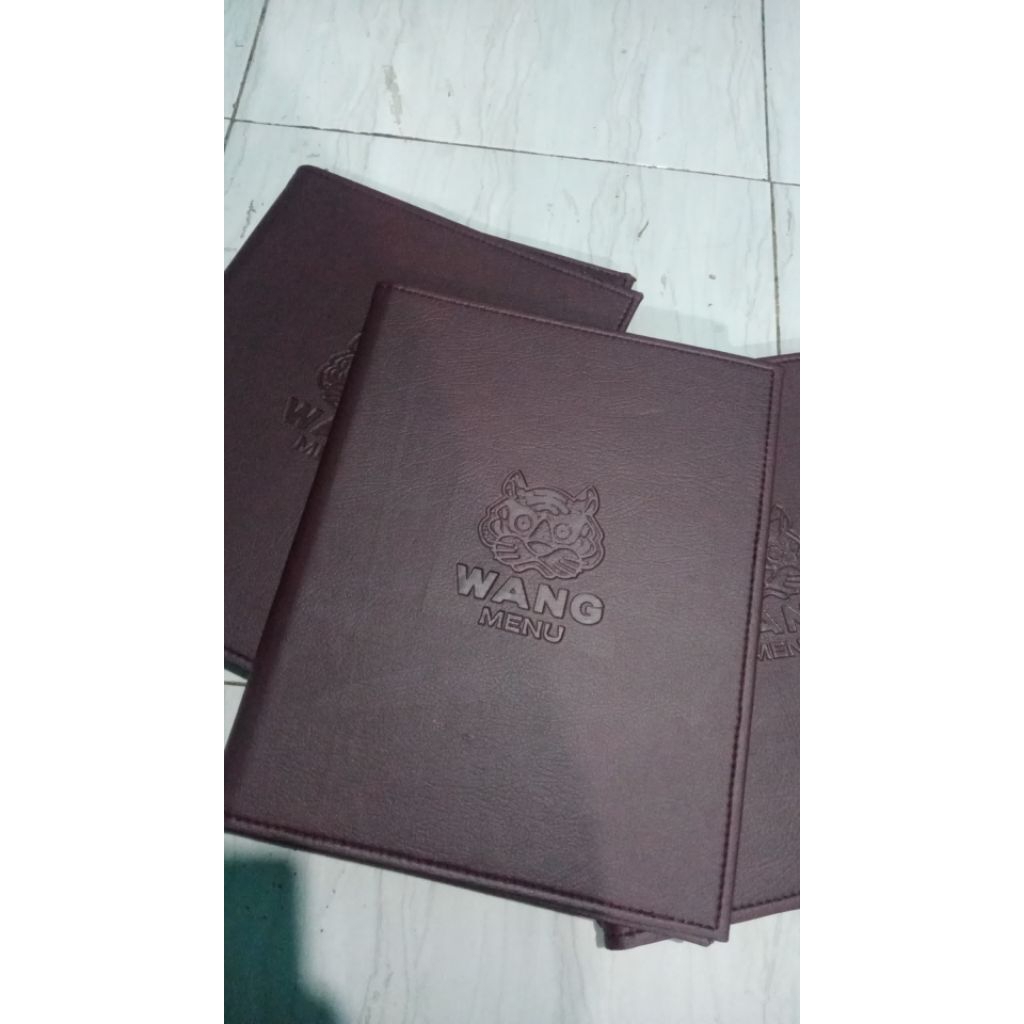 

Cover buku menu logo tanpa warna ukuran A4