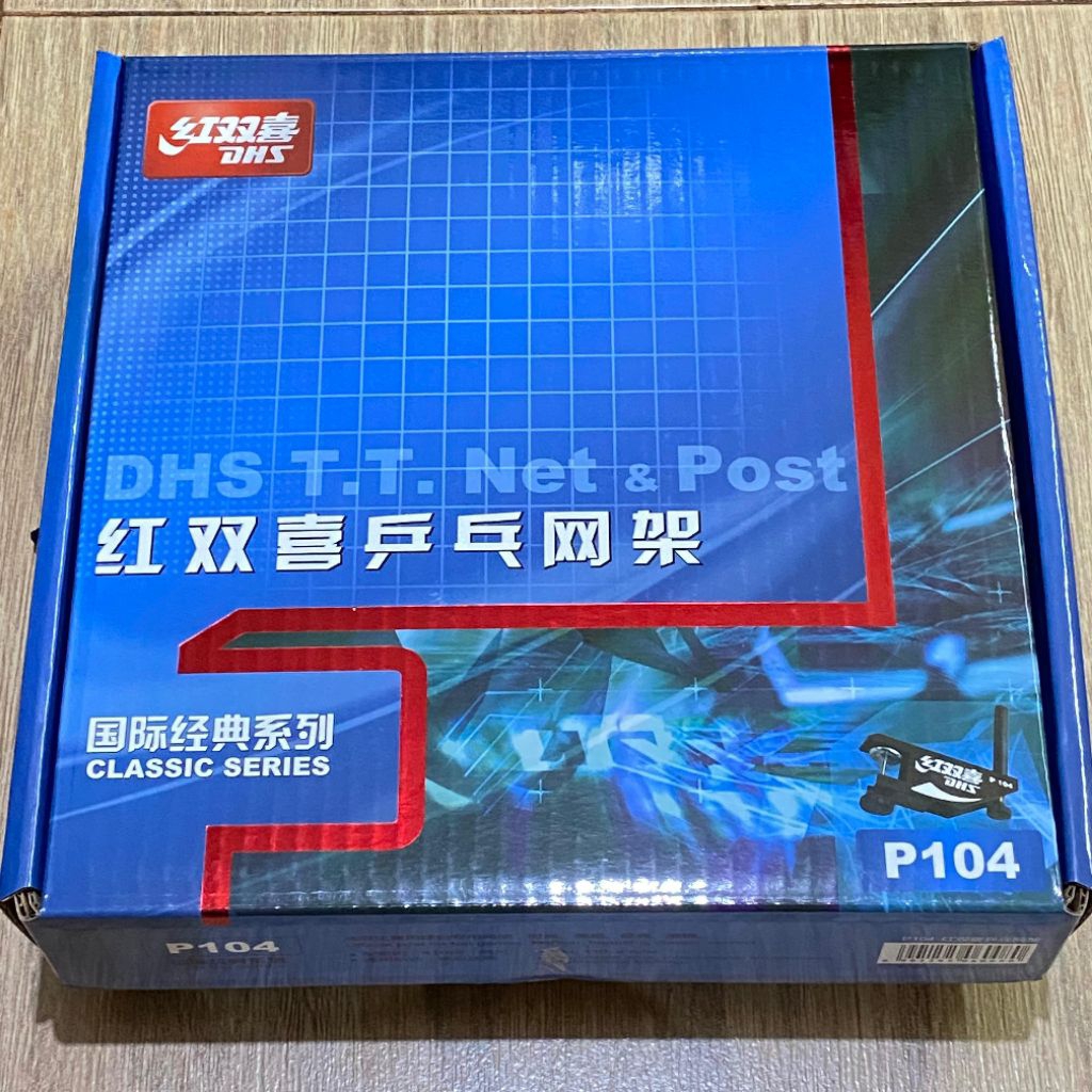 Net dan Tiang Pingpong DHS P104 ORIGINAL