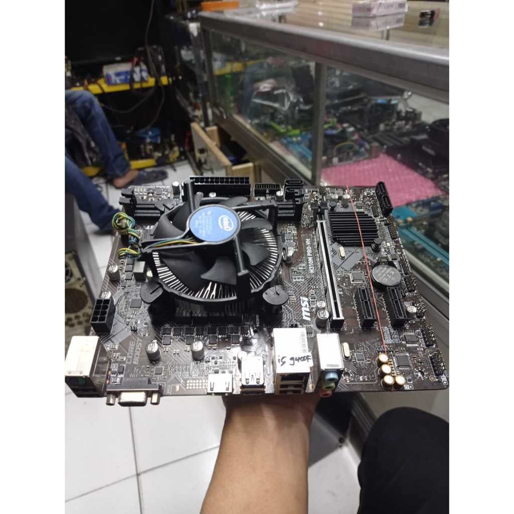 paketan motherboard h310 gigabyte h310m ds2+prosesor i5 8500t