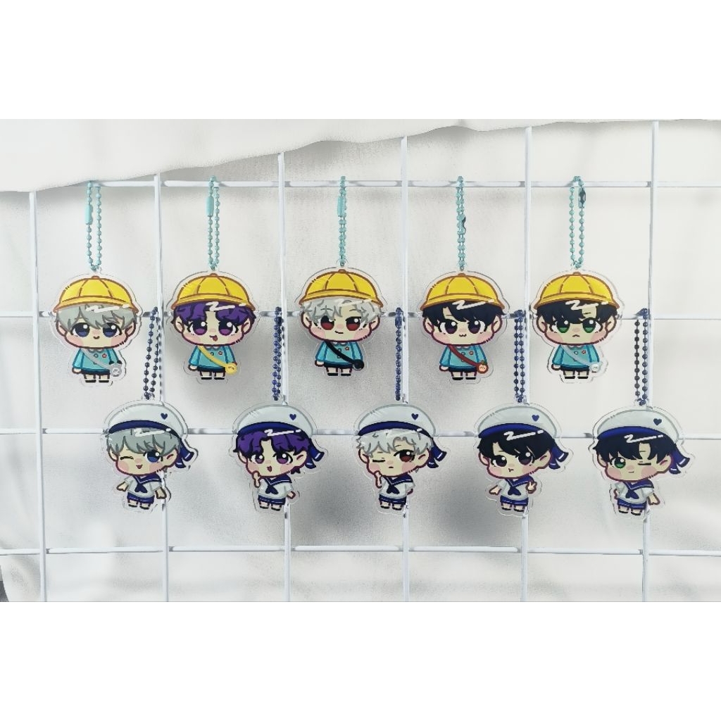 Love and Deepspace Keychain Xavier Zayne Rafayel Sylus Caleb