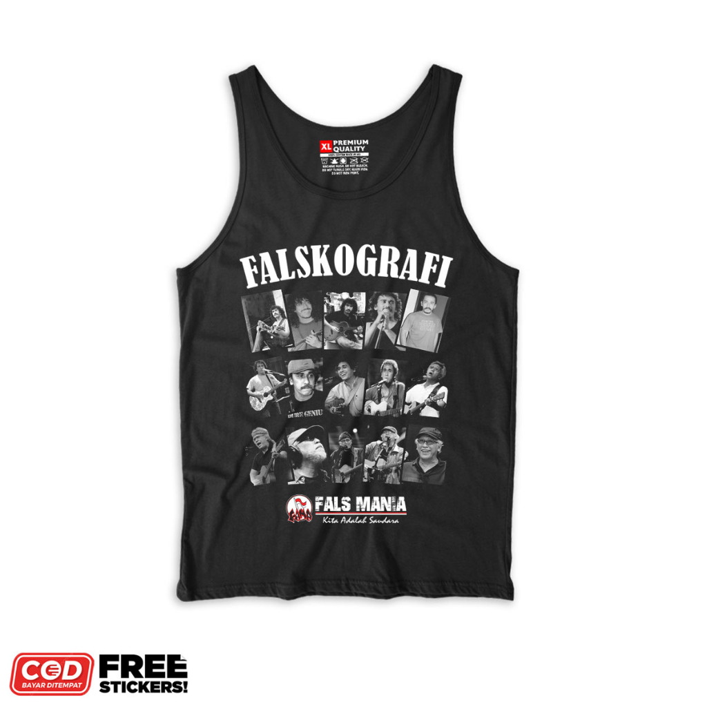 Kaos Oblong Lekbong Pria Iwan Fals Falskografi | Baju Lekbong Iwan fals | Tshirt Lekbong Pria Wanita
