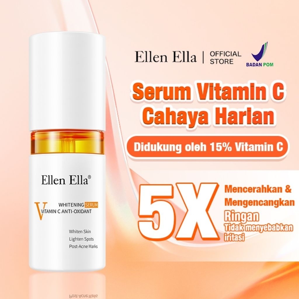 Ellen Ella whitening serum vitamin c anti- oxidant 30ml