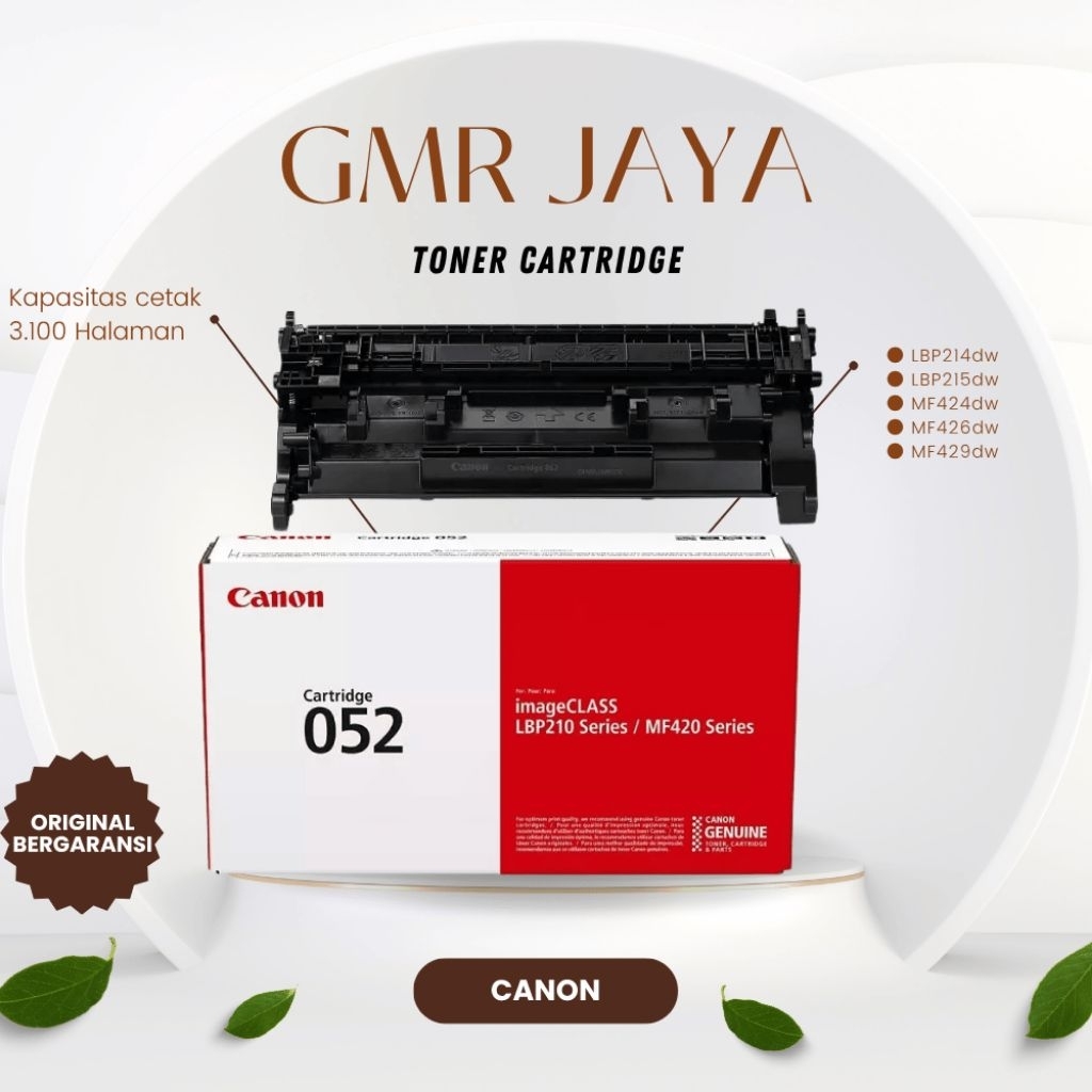 Toner canon 052 original / Toner cartridge canon 052 original / Toner printer canon 052 original / T