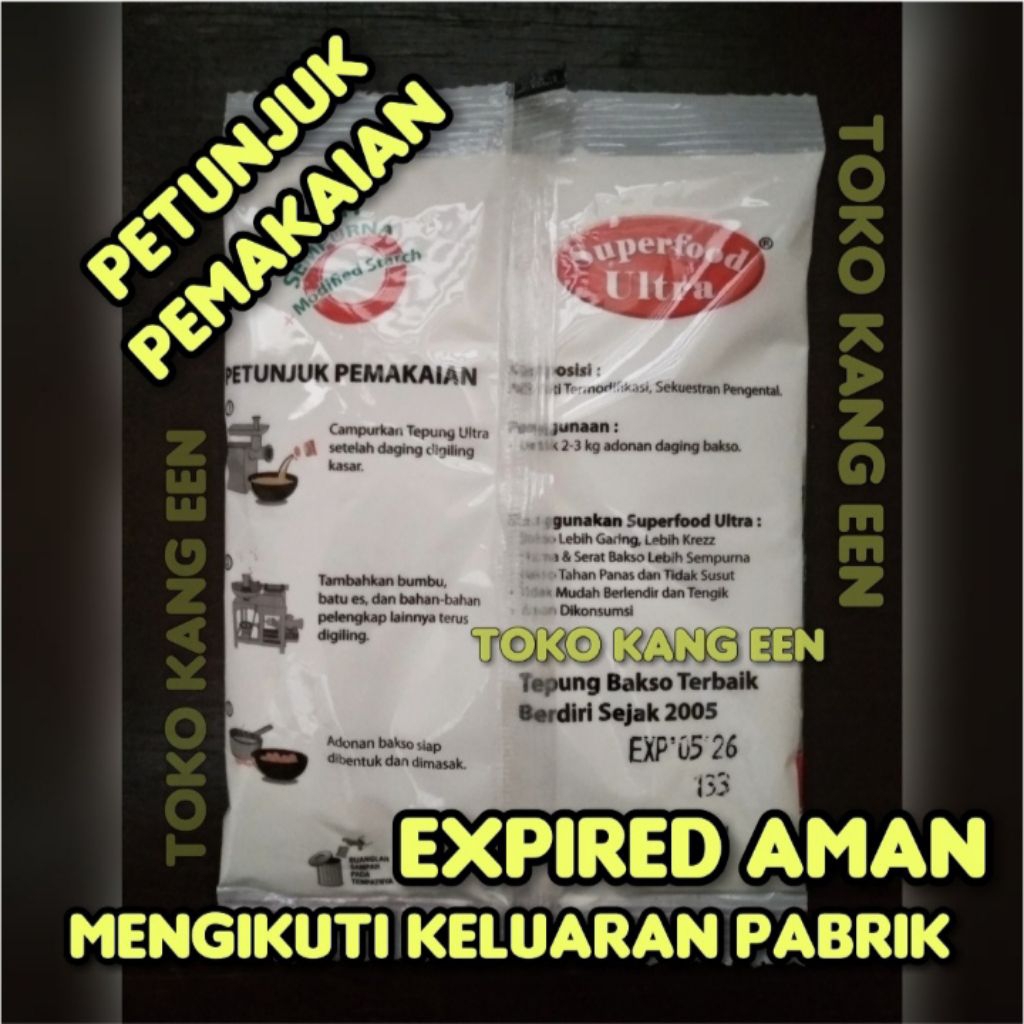 

ADY78 PERENYAH & PENGENYAL BAKSO. Tepung ULTRA SUPERFOOD : Perenyah & Pengenyal Bakso - HALAL
