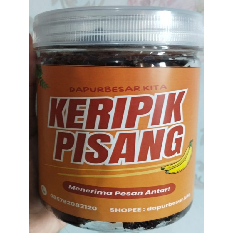 

keripik pisang coklat lumer dapurbesarkita