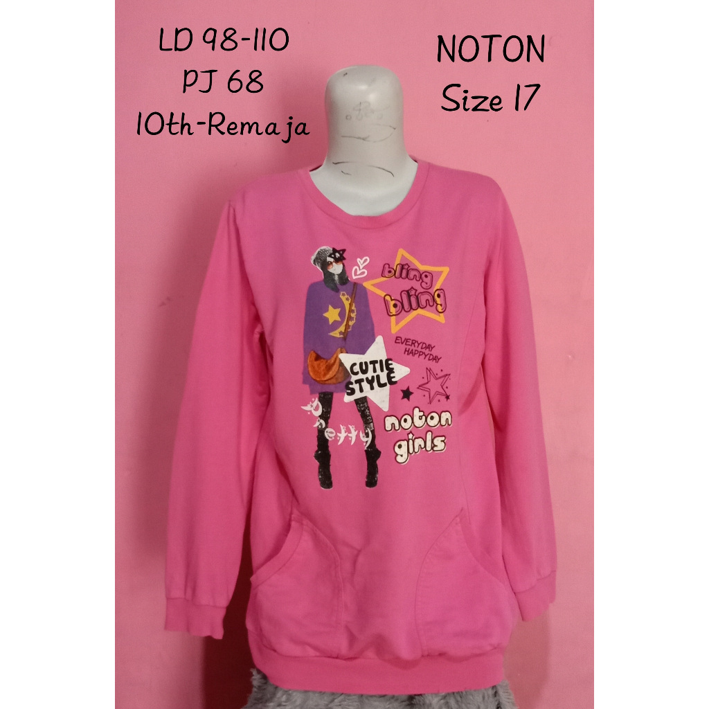 Sweater remaja cewek/10th + NOTON