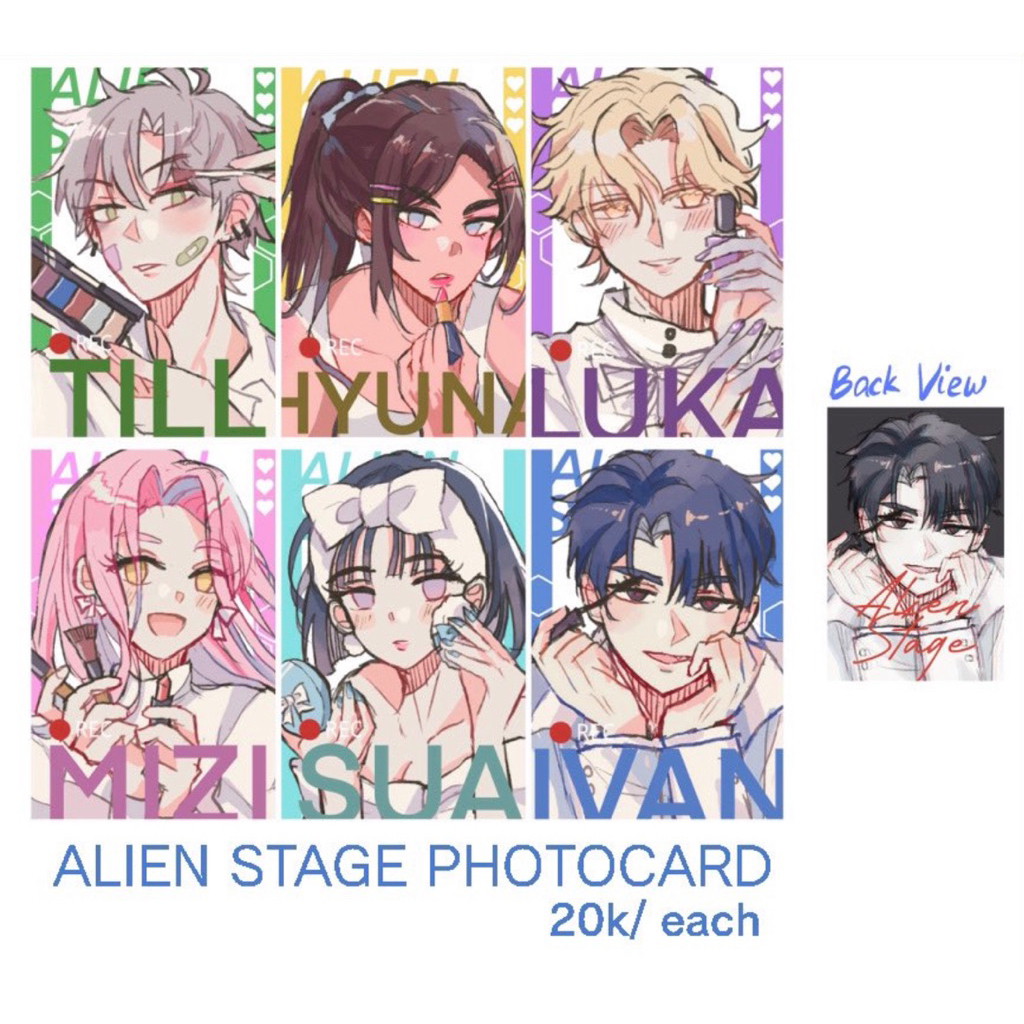 alienstage alnst make up series photocard