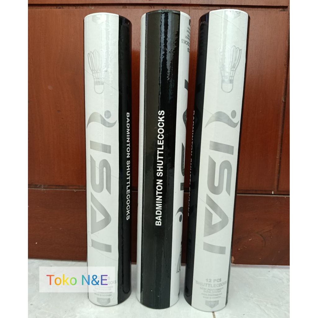 SHUTTLECOCK ISAI HITAM KOK BADMINTON