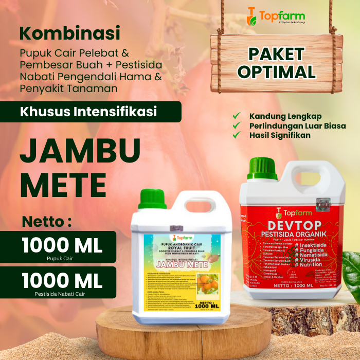 Pupuk Topfarm / Pupuk Jambu Mete Terbaik / Pupuk Pelebat Pembesar Buah Jambu Mete / Pupuk Pembesar B