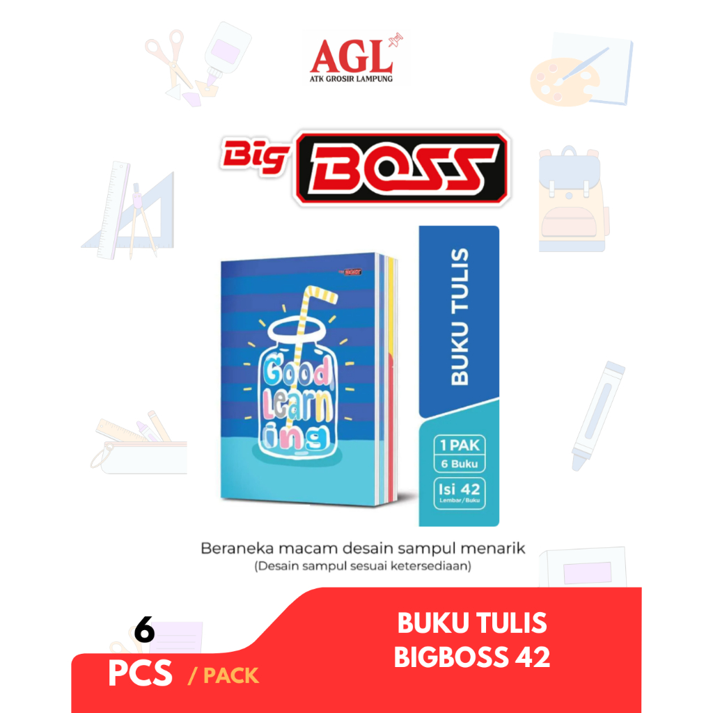 

BIG BOSS - (pcs) BUKU TULIS BIG BOSS 42 LEMBAR ISI 6 BUKU - Grosir