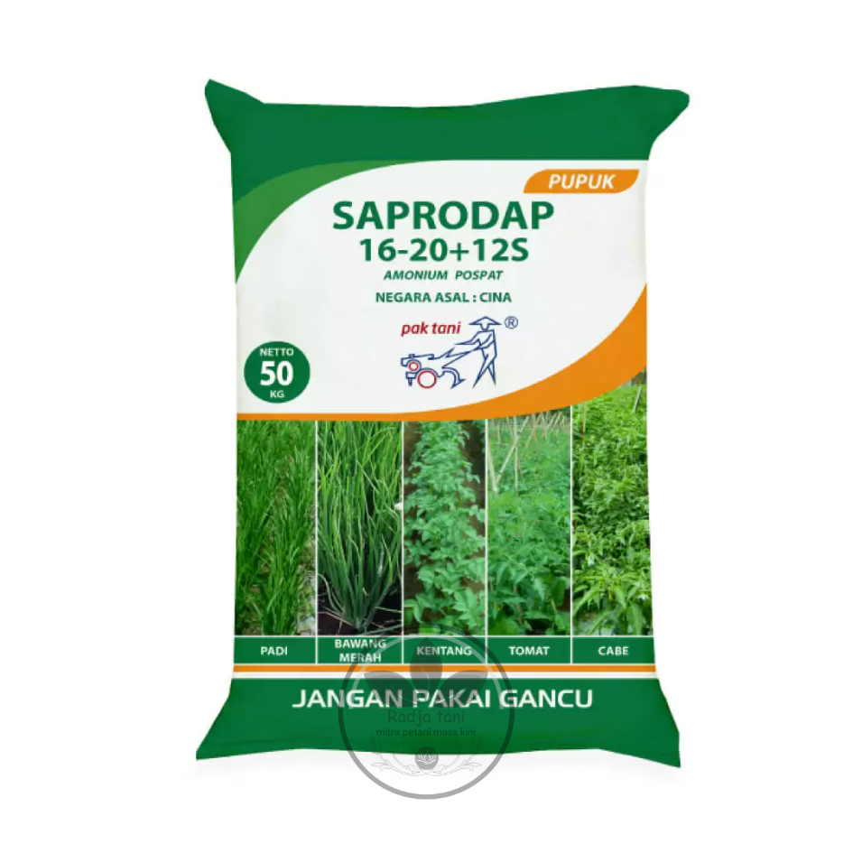 Pupuk - Pupuk SAPRODAP 16-20+12S isi 25kg dari Pak Tani (Pak Tani)