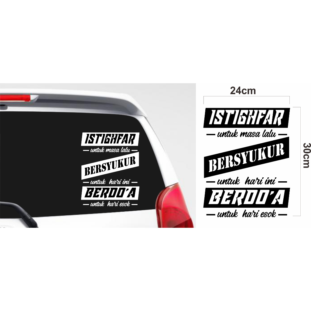 Stiker cutting tulisan kaca mobil, kaca truk, sticker tulisan keren lucu