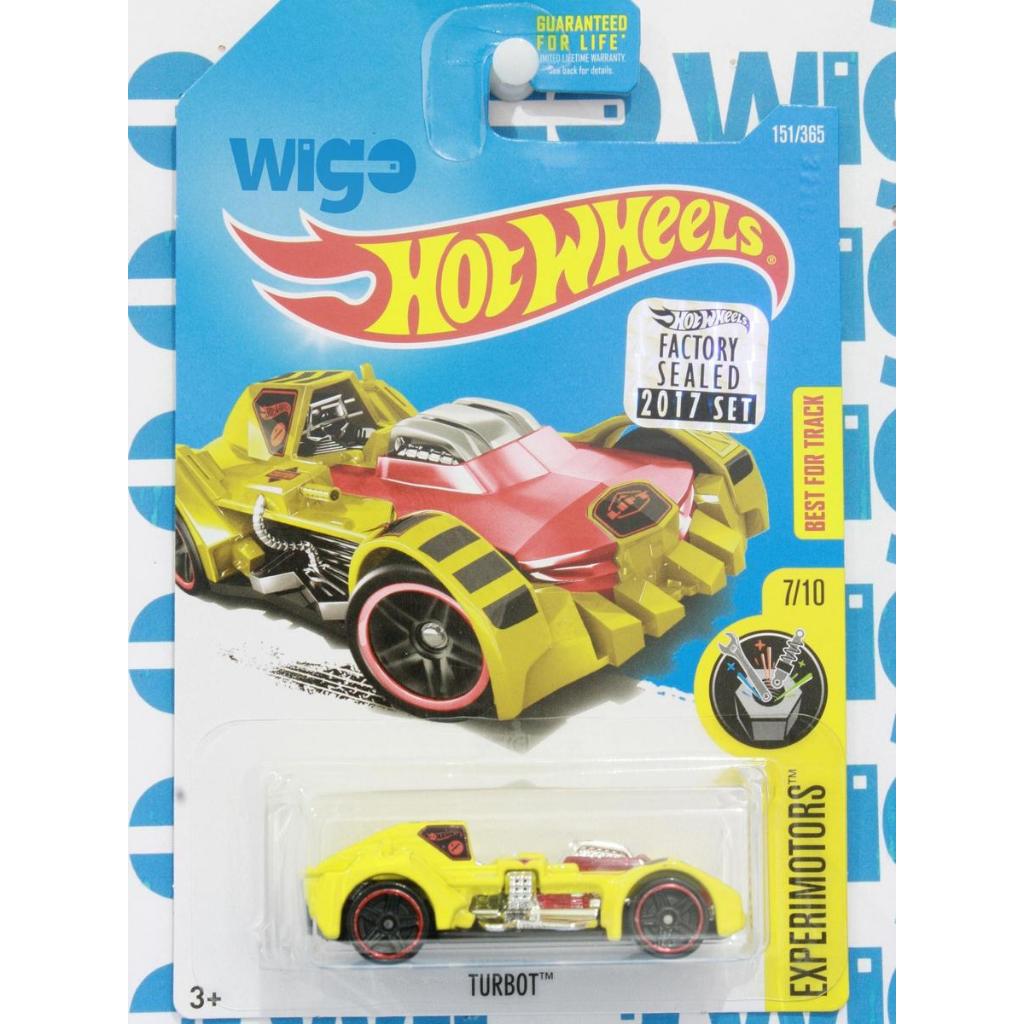 Hot Wheels Factory Sealed 2017 Turbot Best for Track kuning merah