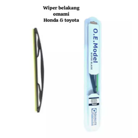 Wiper Belakang 10" 12" 14" Pembersih kaca belakang mobil kipas kaca mobil belakang
