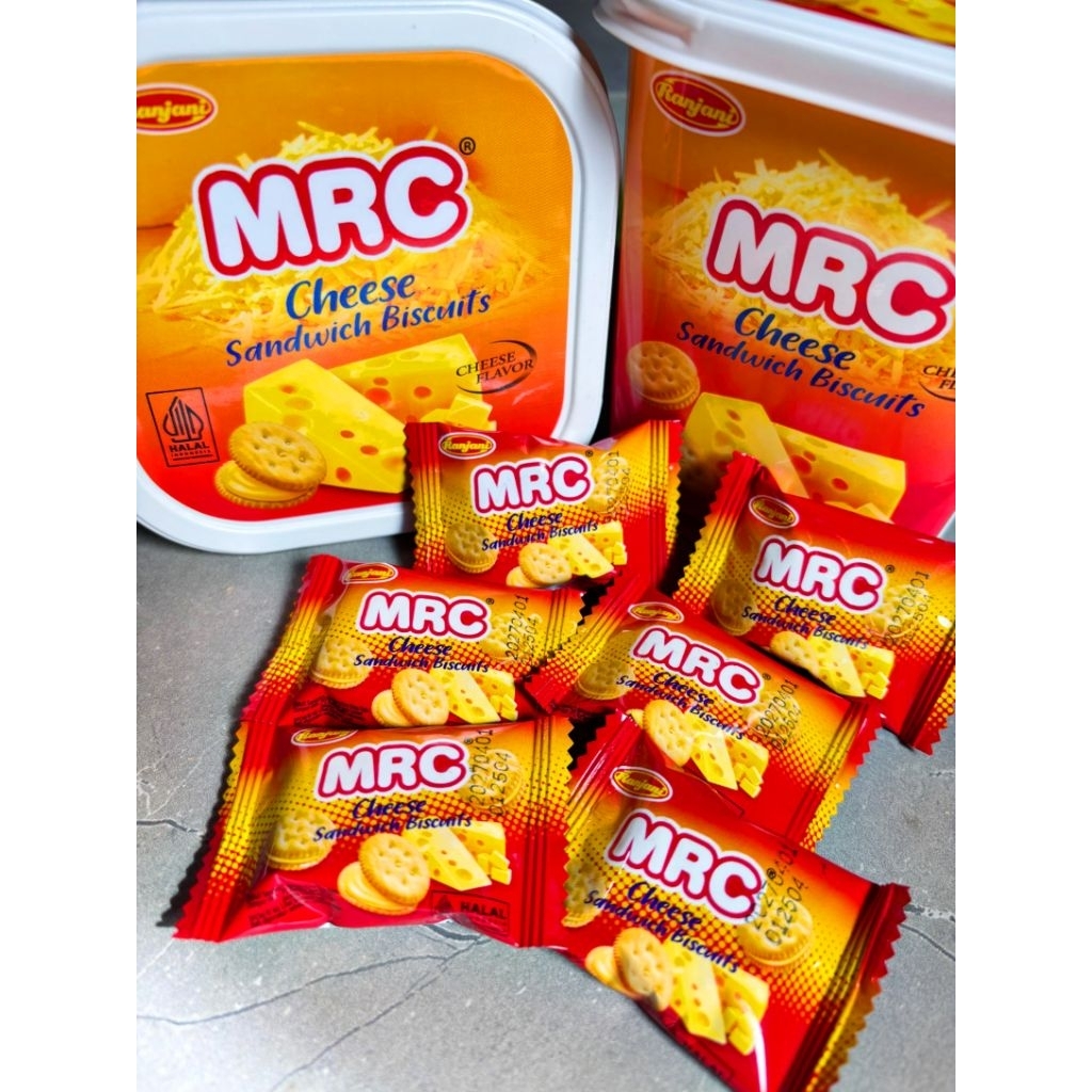 

BARU MRC RASA KEJU Cheese Sandwich Biscuit Biskuit Rasa Keju Cemilan rasa Keju HALAL
