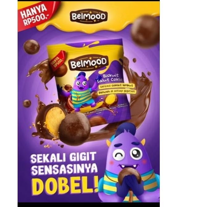 

Biskuit salut coklat belmood 5grx24(2renceng)