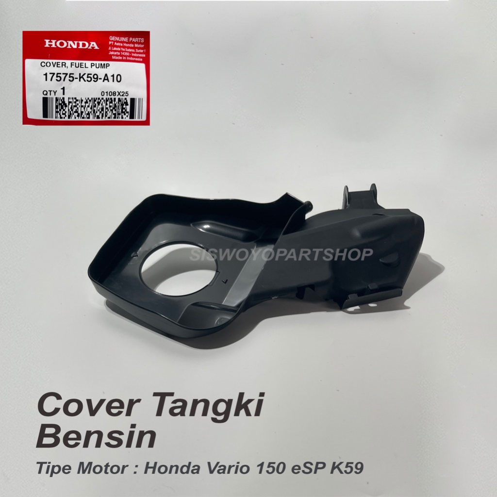 Cover Tangki Bensin Honda Vario 150 eSP K59 ori AHM 17575K59A10