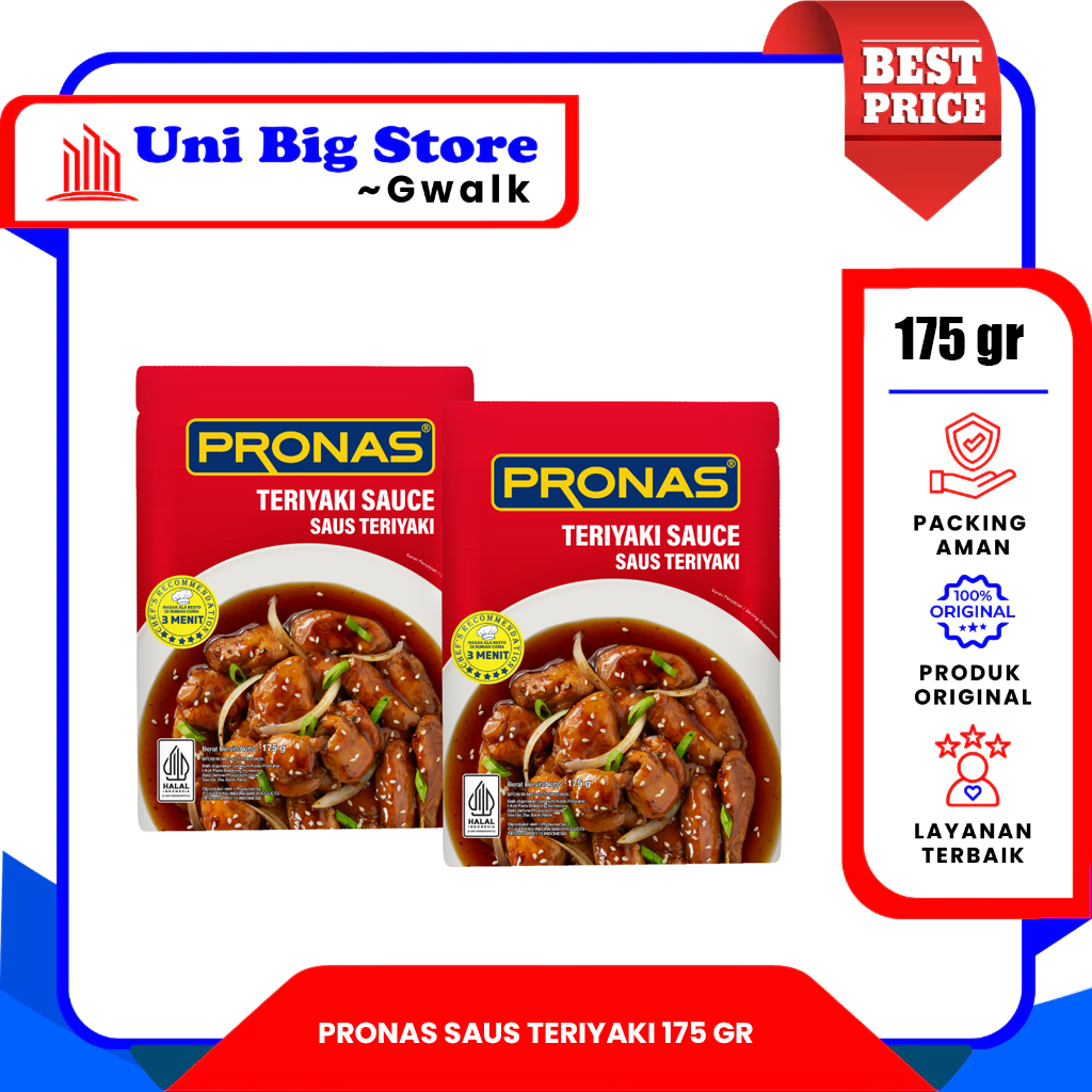 

PRONAS SAUS STIR FRY TERIYAKI SAUCE - 195 gr