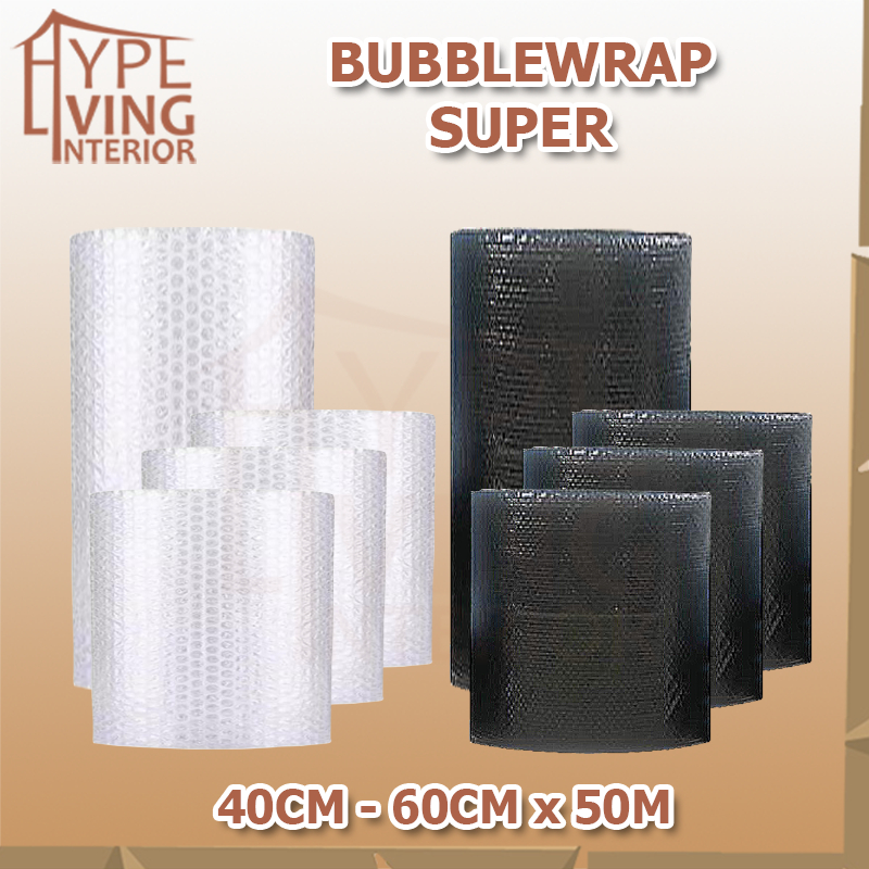 

[HYPE LIVING] Bubblewrap Kebutuhan Packing Kemasan Super Termurah/40 X 50M/60X 50M