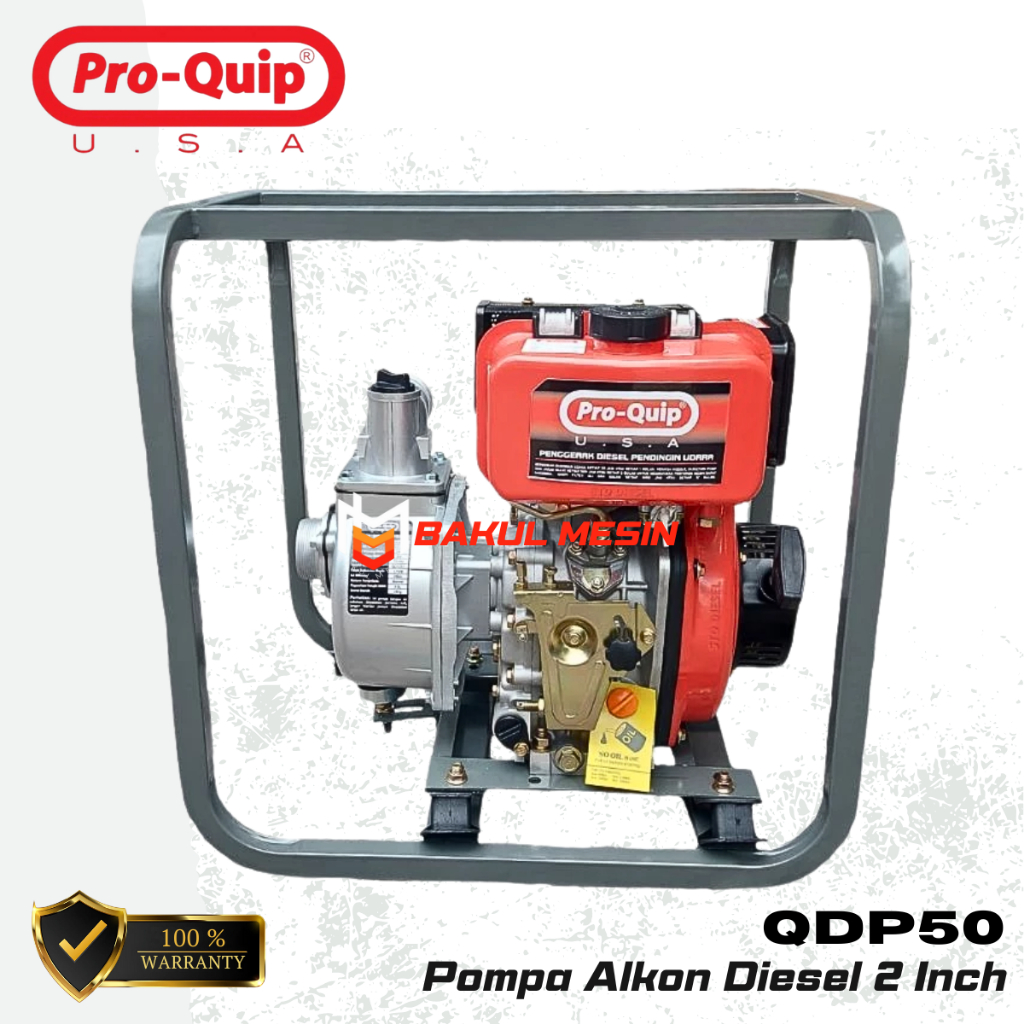 PROQUIP QDP50 POMPA ALKON DIESEL QDP 50 POMPA AIR POMPA IRIGASI 2"