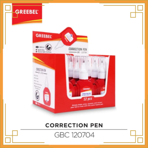 

GREEBEL Correction pen/tip-ex cair 120704 (pcs)