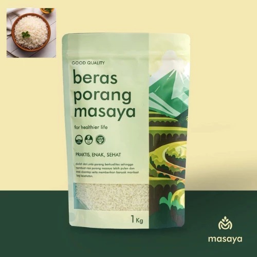 

Ready !!! Masaya Beras Porang 1kg Instant Konjac Nasi Rice Mudah Di Sajikan & Praktis