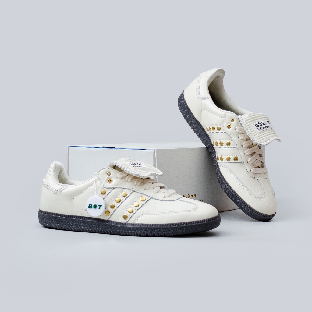 Adidas Samba Wales Bonner Studded Pack Cream White