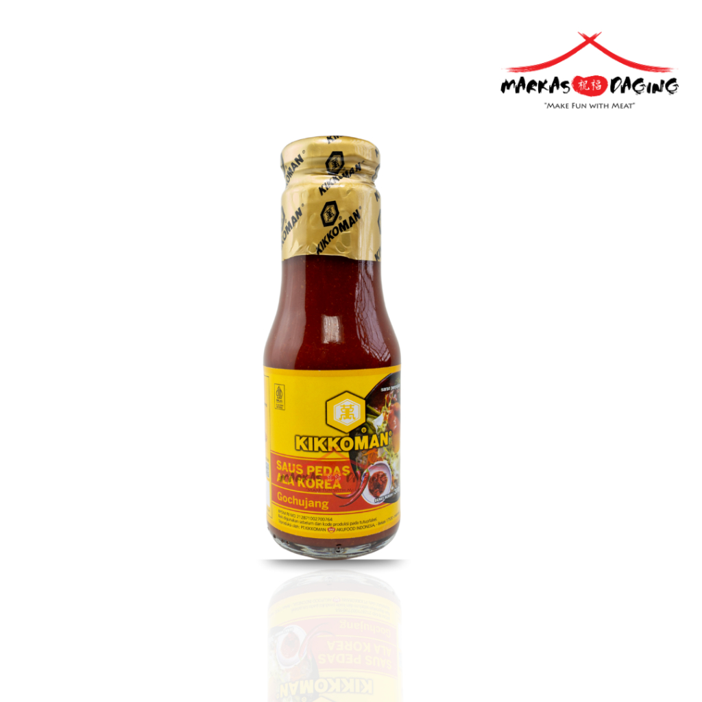 

KIKKOMAN GOCHUJANG SAUCE SAMBEL / SAUS SAMBAL / HALAL KEMASAN BOTOL BELING 300gr - Markasdaging
