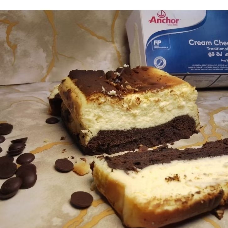 

Burnt Cheesecake Brownies