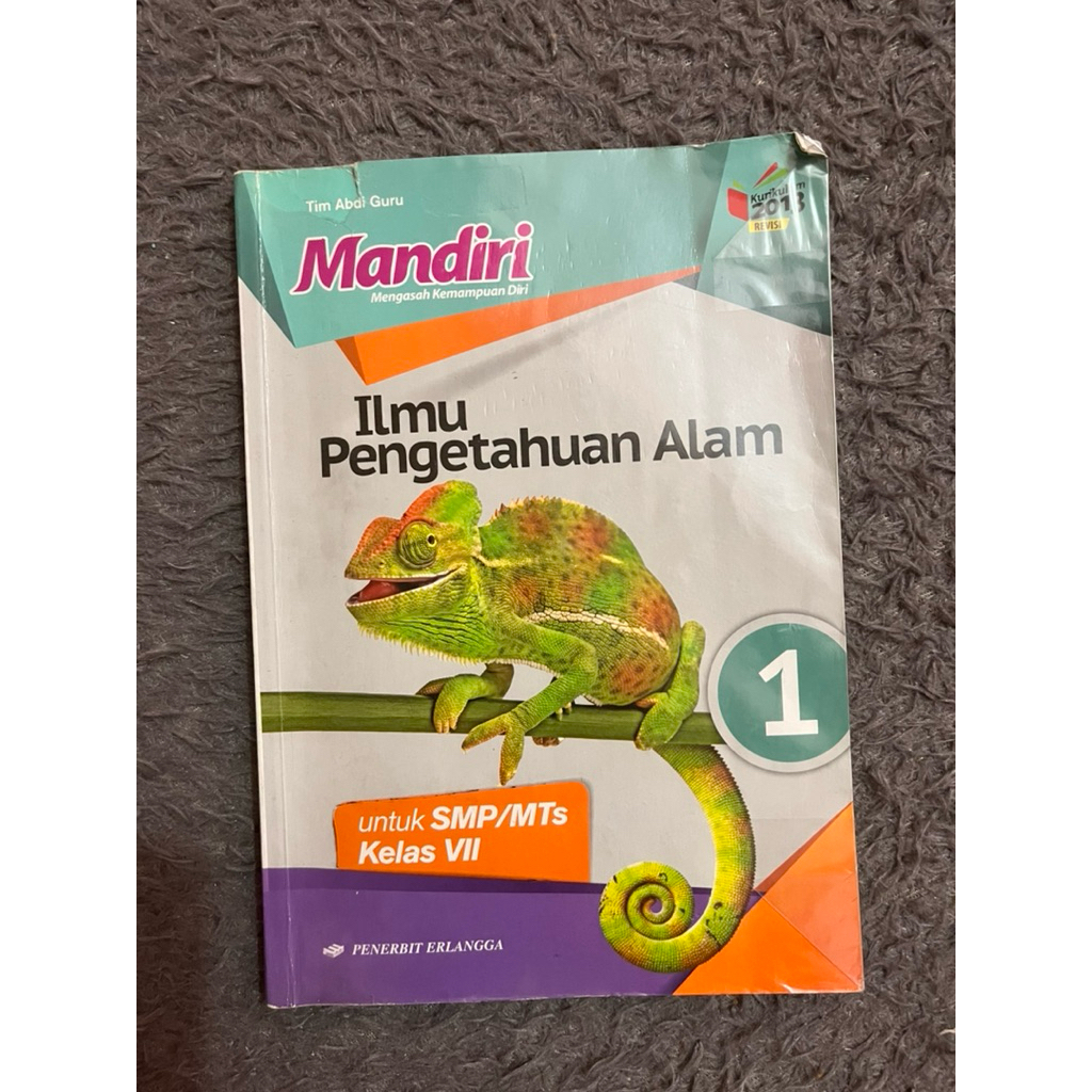 

Buku preveloved ilmu pengetahuan alam untuk smp/mts kelas VII 1 kurikulum 2013 berkualitas masih bagus
