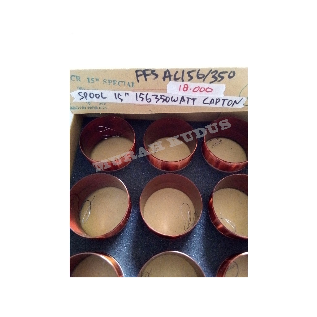 SPOOL/SPUL/SEPUL SPEAKER 15 INCH 156 350 WATT CAPTON