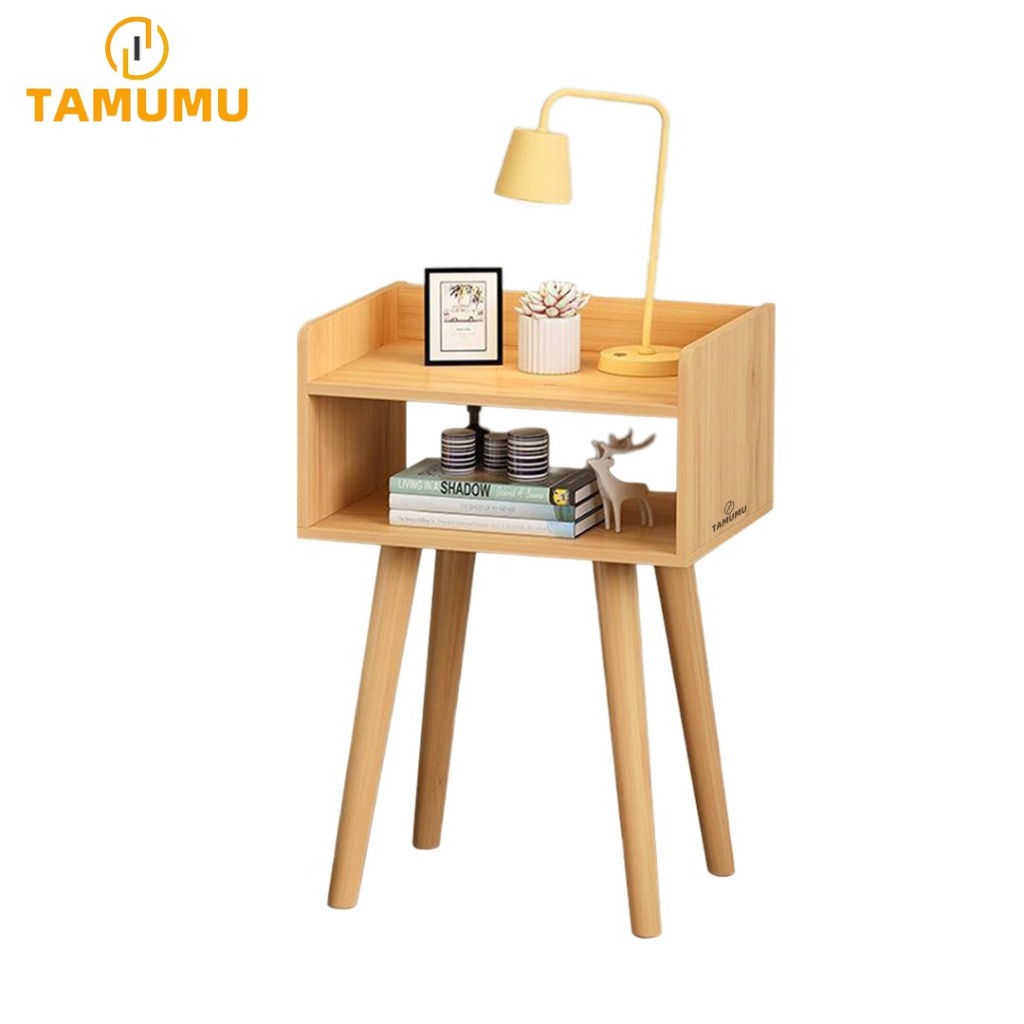 Tamumu Penyimpanan Meja Kayu Kotak, Sudut Kamar Serbaguna