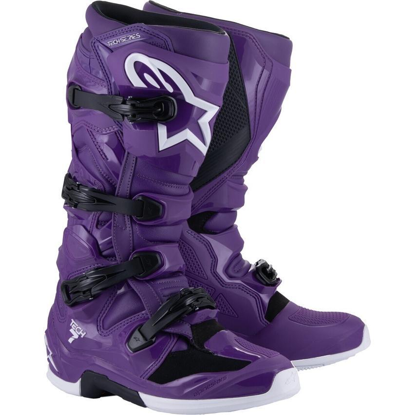 SEPATU BOOTS ALPINESTARS TECH 7 PURPLE 2025 BOOT TECH 7  PURPLE ORIGINAL